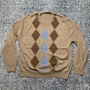Gap Men’s Argyle 100% Cotton Sweater